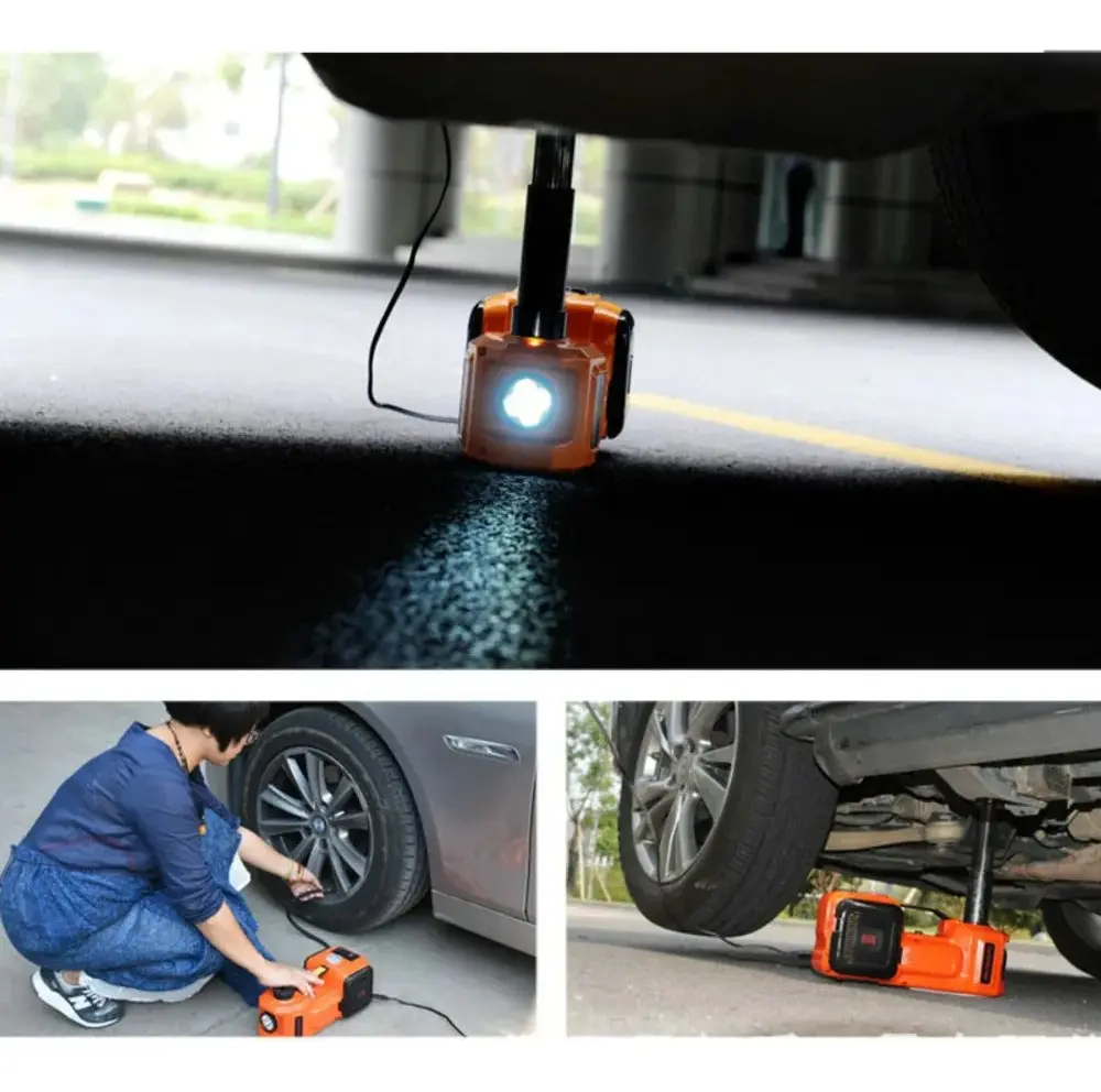 Kit Macaco Elétrico Hidráulico 5T 4 em 1 + Compressor de Ar + Chave de Impacto + Cabo de Alimentação imagem 3