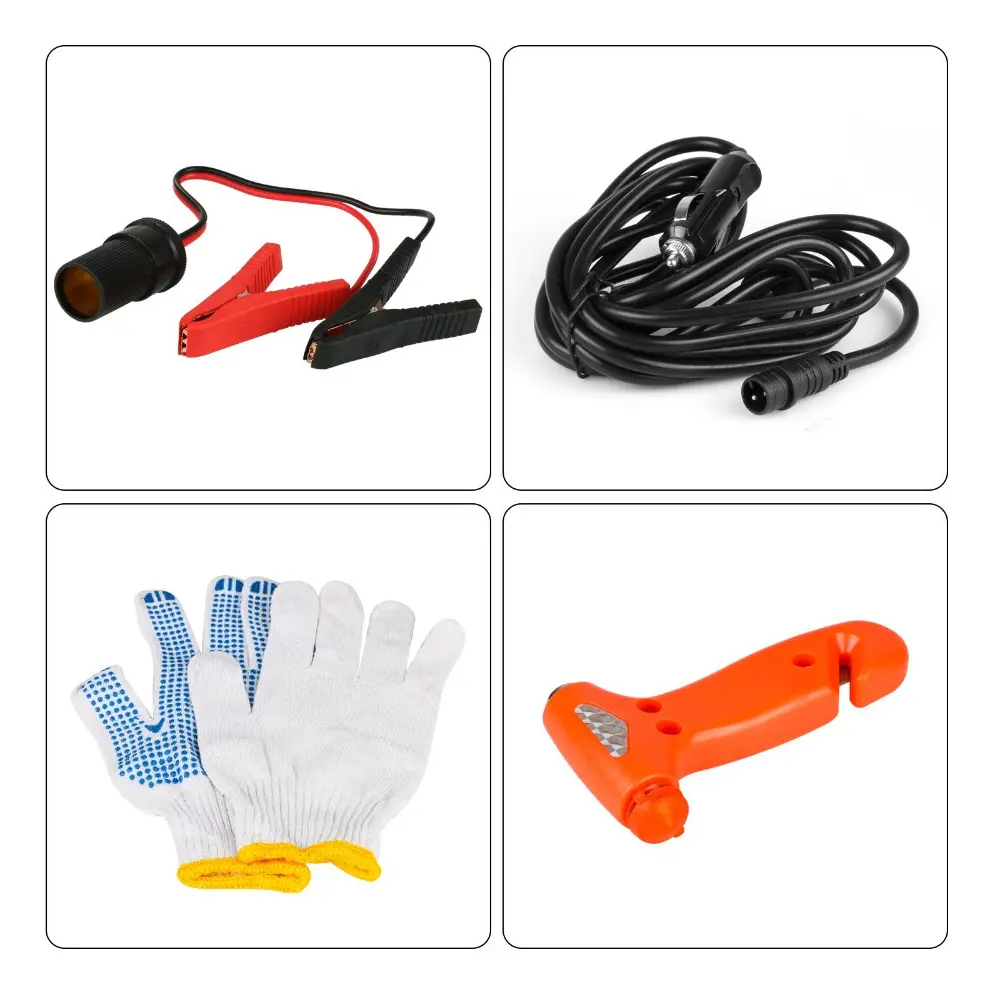 Kit Macaco Elétrico Hidráulico 5T 4 em 1 + Compressor de Ar + Chave de Impacto + Cabo de Alimentação imagem 7